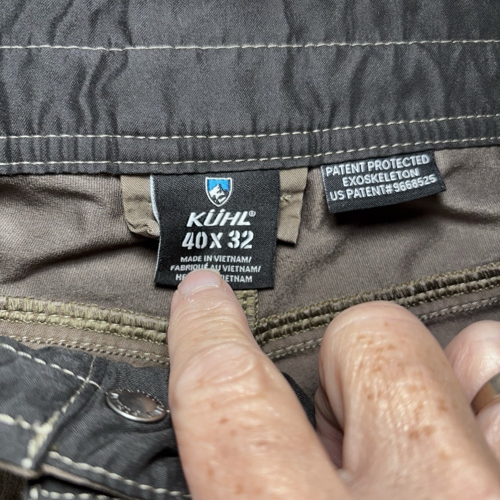 KUHL Radikl Pants 40x32 Brown Hiking Utility Trail Outdoors Active Stretch - Picture 5 of 14